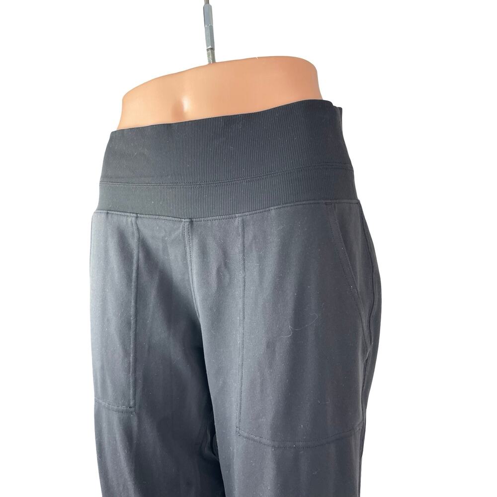Athleta Women's Black High Rise Yoga Athletic Activewear Trousers Jogger Pants S - Picture 3 of 6